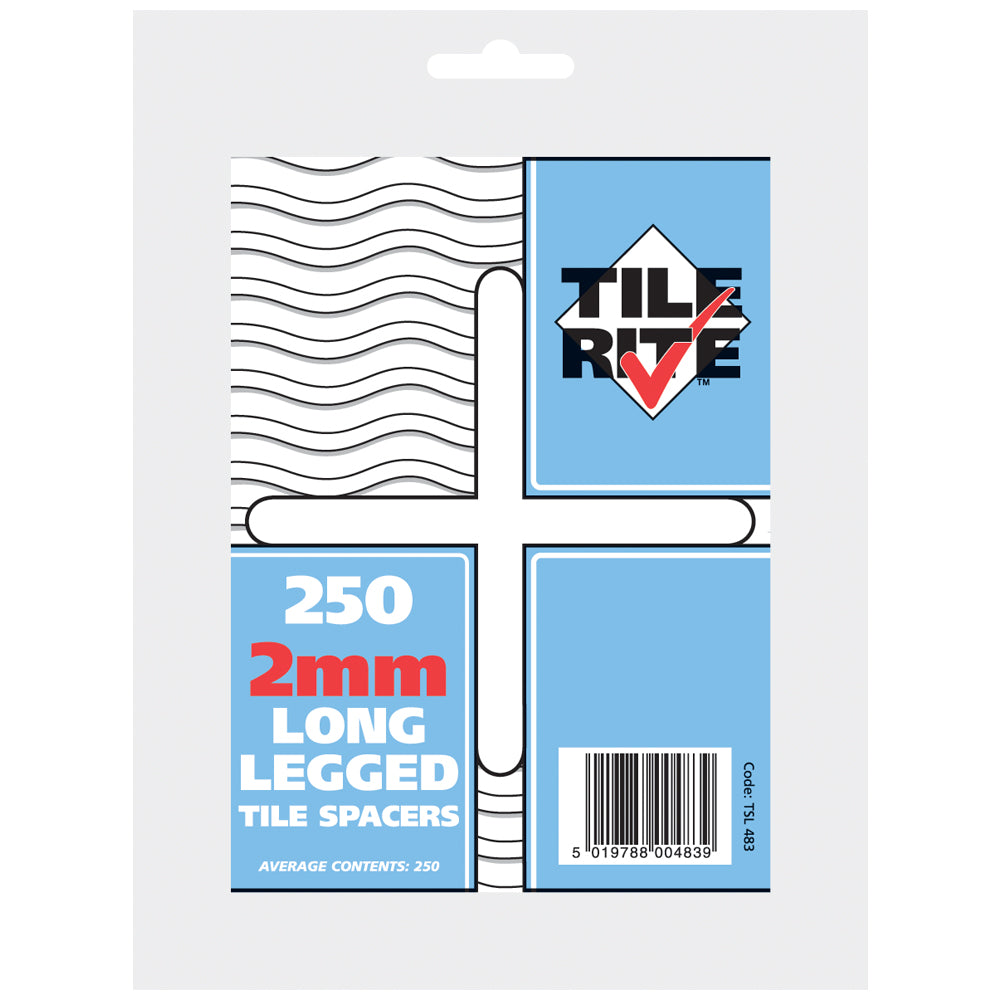 2mm Long Legged Tile Spacers (250)