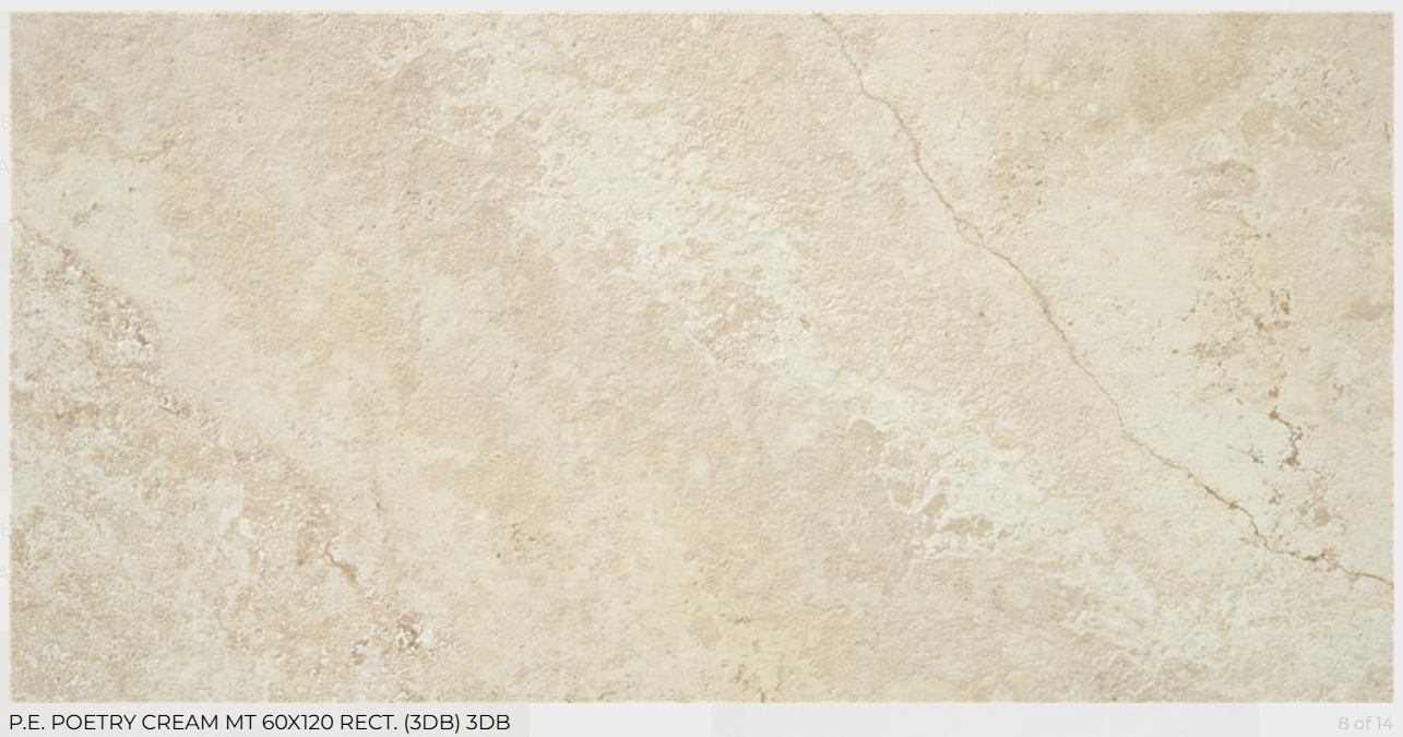 Poetry Cream 60x120