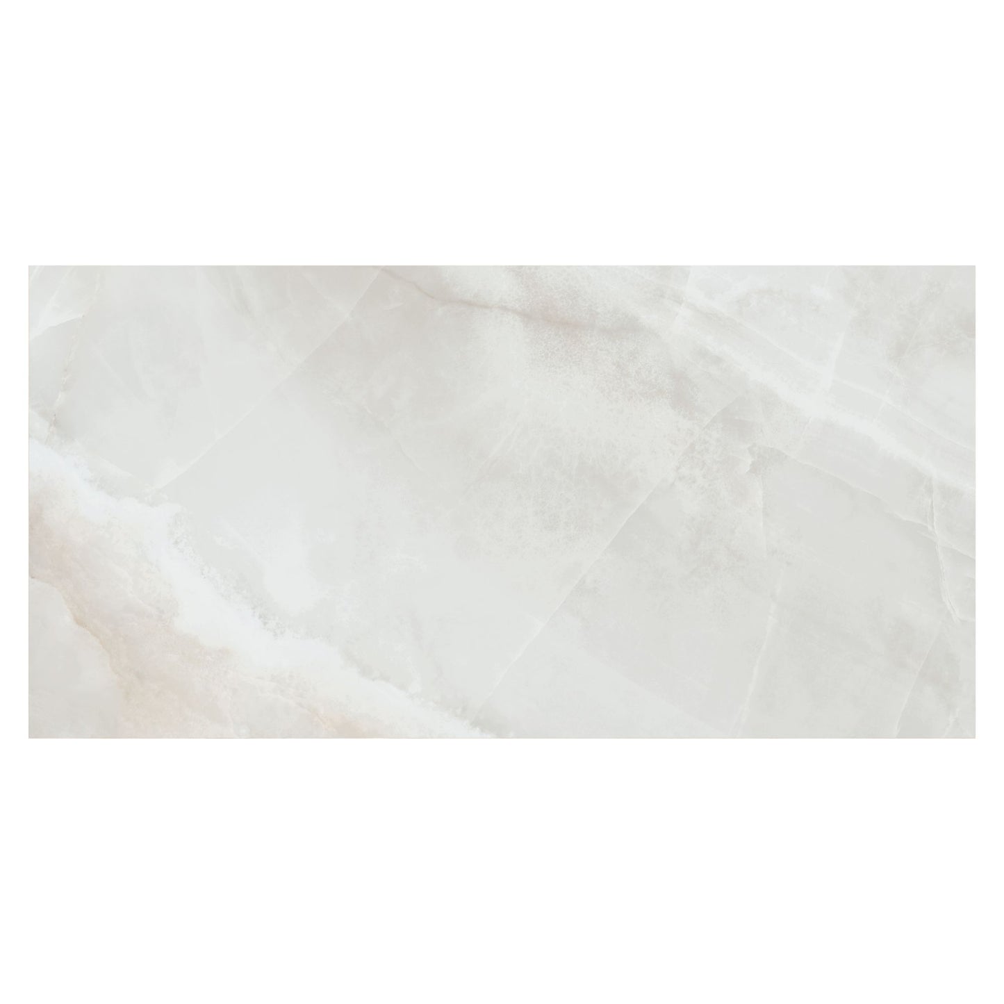 Sardonix White Polished 1200x600 Tiles Image