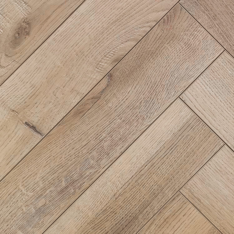 Lignum Fusion Twelve V Premium Greige Oak Herringbone 12mm Laminate