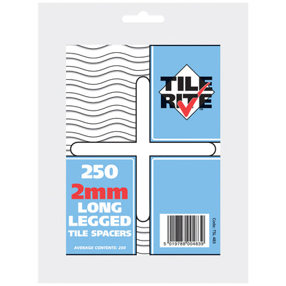 2mm Long Legged Tile Spacers (250)