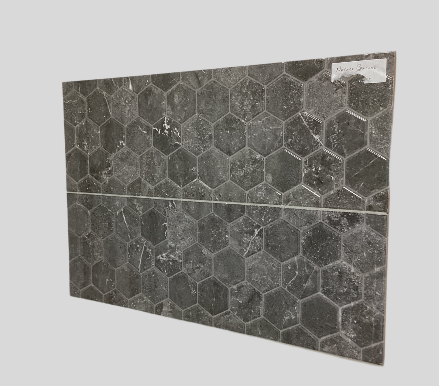 Nature Grafito Hexagon 750x250
