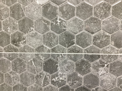 Nature Grafito Hexagon 750x250