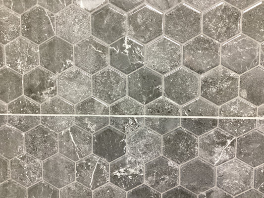 Nature Grafito Hexagon 750x250