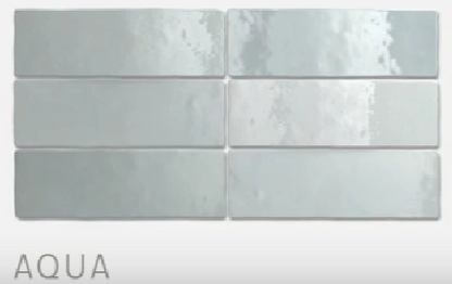 Equipe Artisan Aqua 6.5x20 Polished Tiles