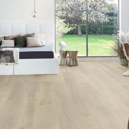 Blonde Montreux Oak Long & Wide 12mm Laminate Lifestyle Image