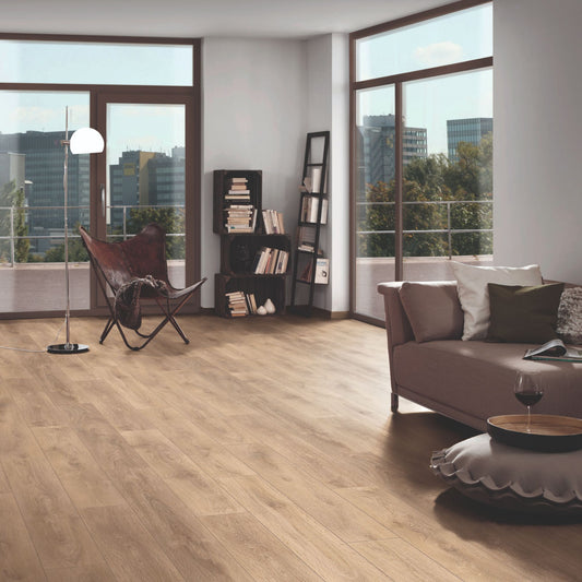 Blonde Oak Eurohome 12mm Laminate Lifestyle Image