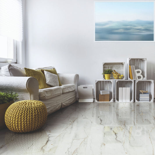 Calacatta Gold Marble Kaindl Gloss 8mm Laminate Lifestyle Image
