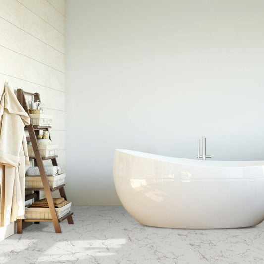 Carrara Marble Falquon 8mm Laminate Lifestyle Image
