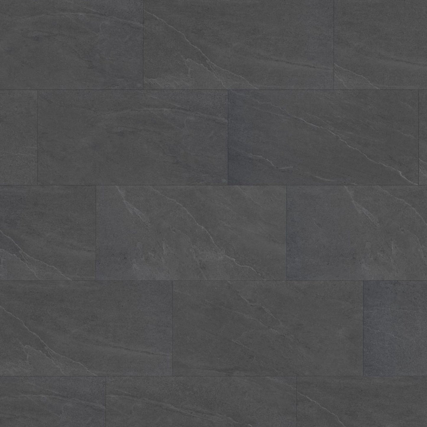 Charcoal Slate Lignum Core Tile 5.5mm Rigid Vinyl Board Image