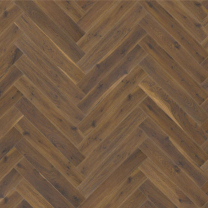 Coffee Oak Herringbone Lignum Fusion 12mm Laminate Board Image