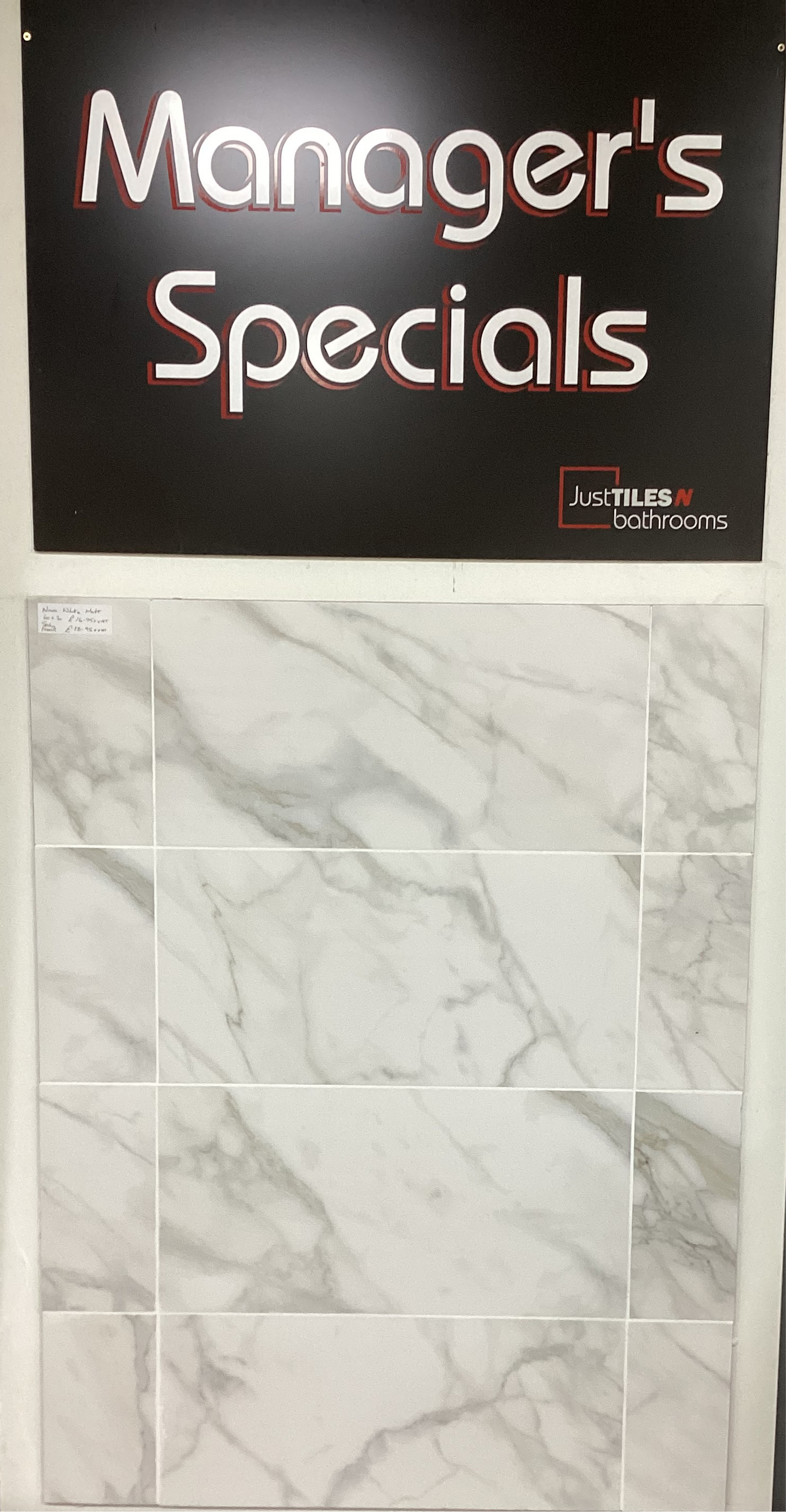 Nova White Matt 60x30
