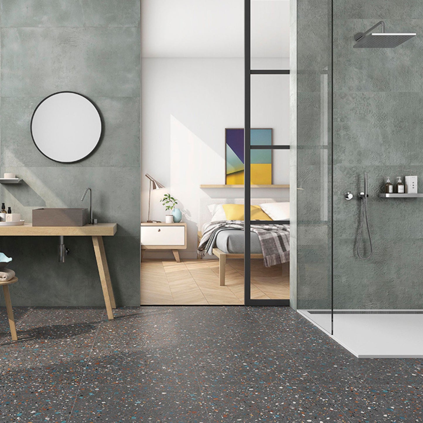 Gobi Nero Matt 600x600 Lifestyle Image