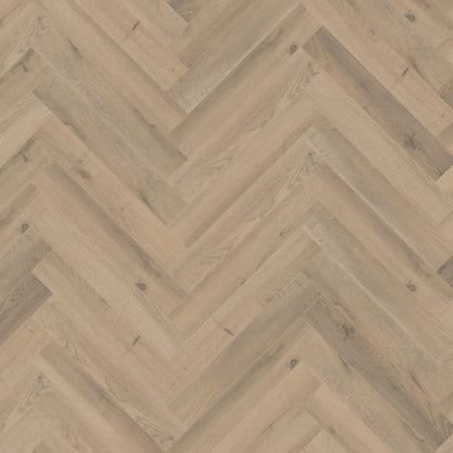 Greige Oak Herringbone Lignum Fusion 12mm Laminate Board Image