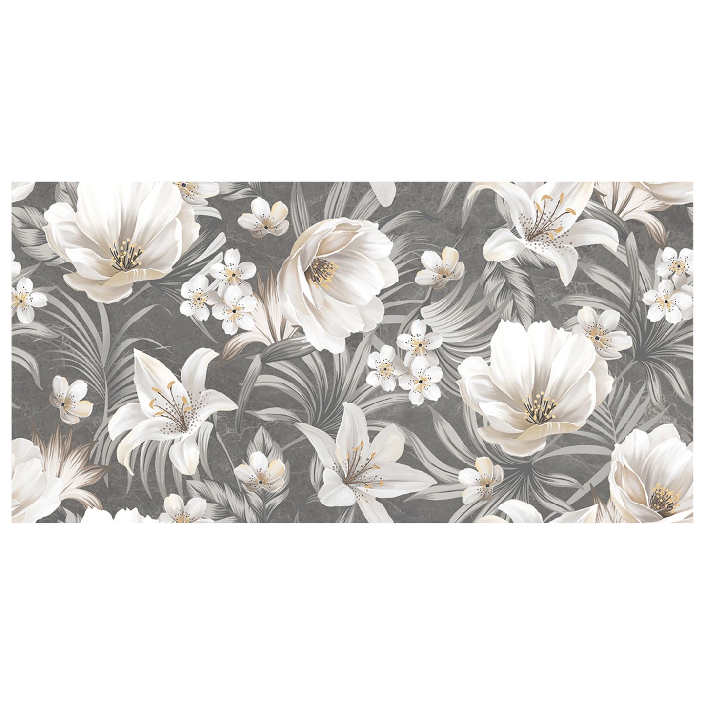 Linsey Decor Grey Matt Carving 1200x600 Single Tile Image