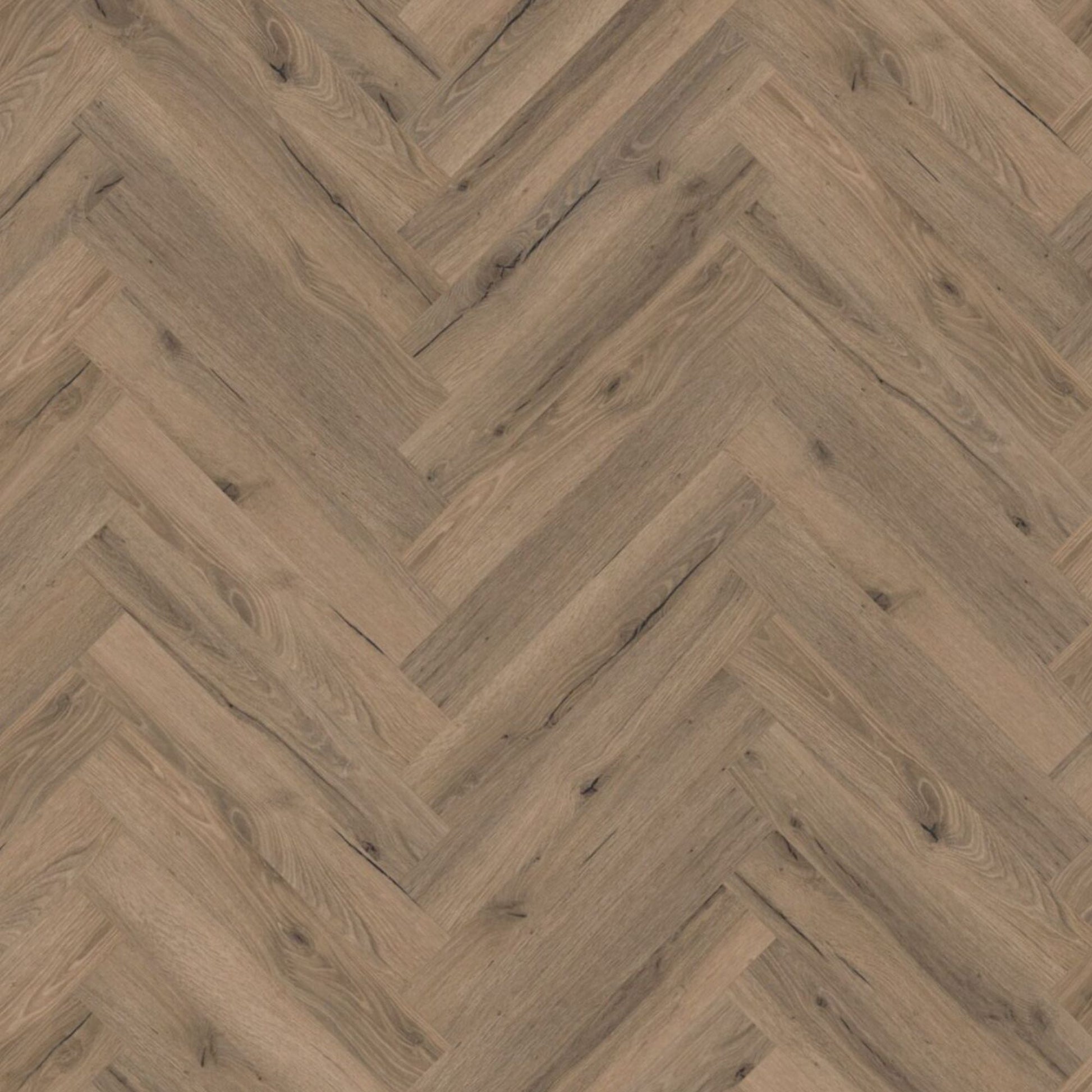 Mocha Oak Herringbone Lignum Core 5mm Rigid Vinyl Board Image