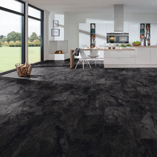 Nightfall Slate Organic Classic 8mm Laminate Lifestyle Image