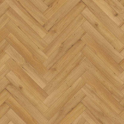 Robust Natural Oak Herringbone Lignum Fusion 12mm Laminate Board Image