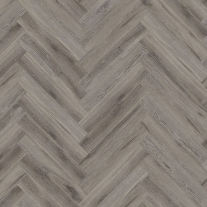 Rustic Grey Oak Herringbone Lignum Core 5mm Rigid Vinyl Board Image