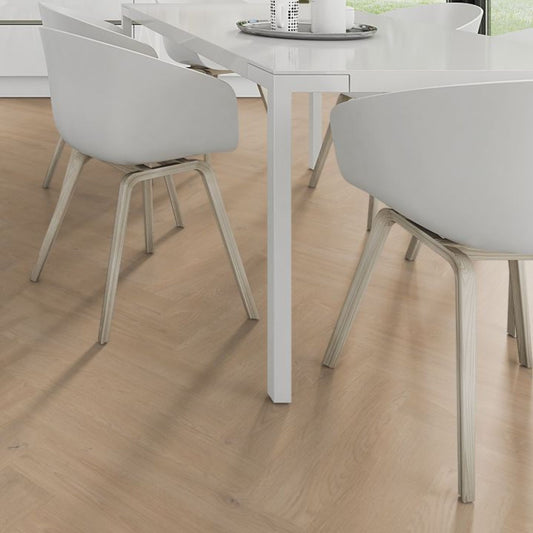 Sahara Oak Herringbone Lignum Core 5mm Rigid Vinyl Lifestyle Image