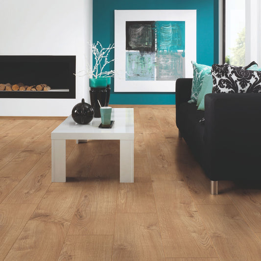 Sherwood Oak Super Natural 8mm Laminate Lifestyle Image