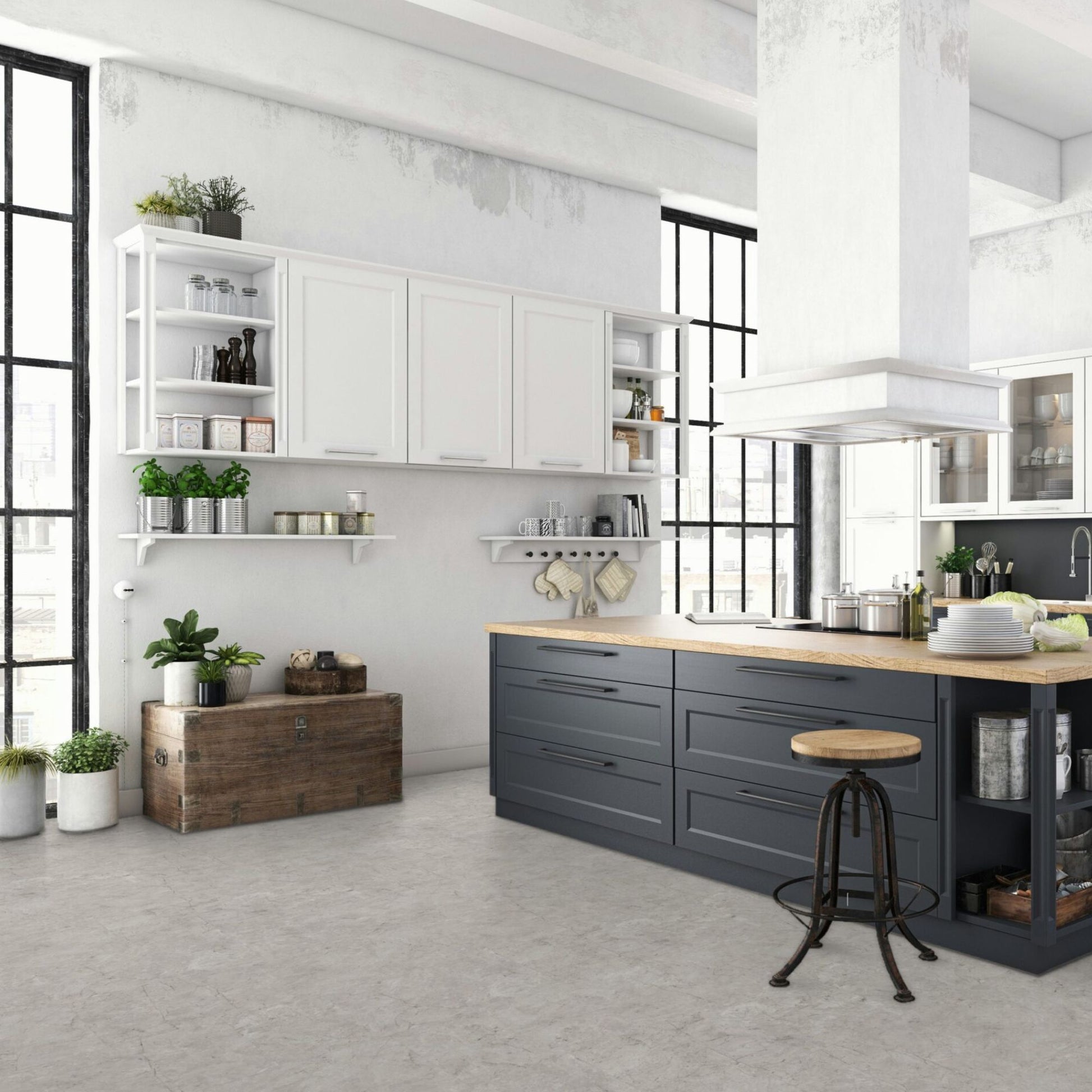 Toscano Chiaro Falquon 8mm Laminate Lifestyle Image