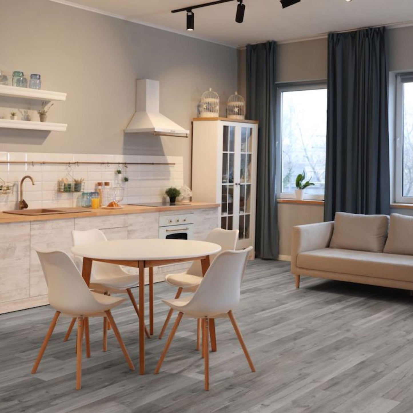 Up Town Kaindl Gloss 8mm Laminate Lifestyle Image