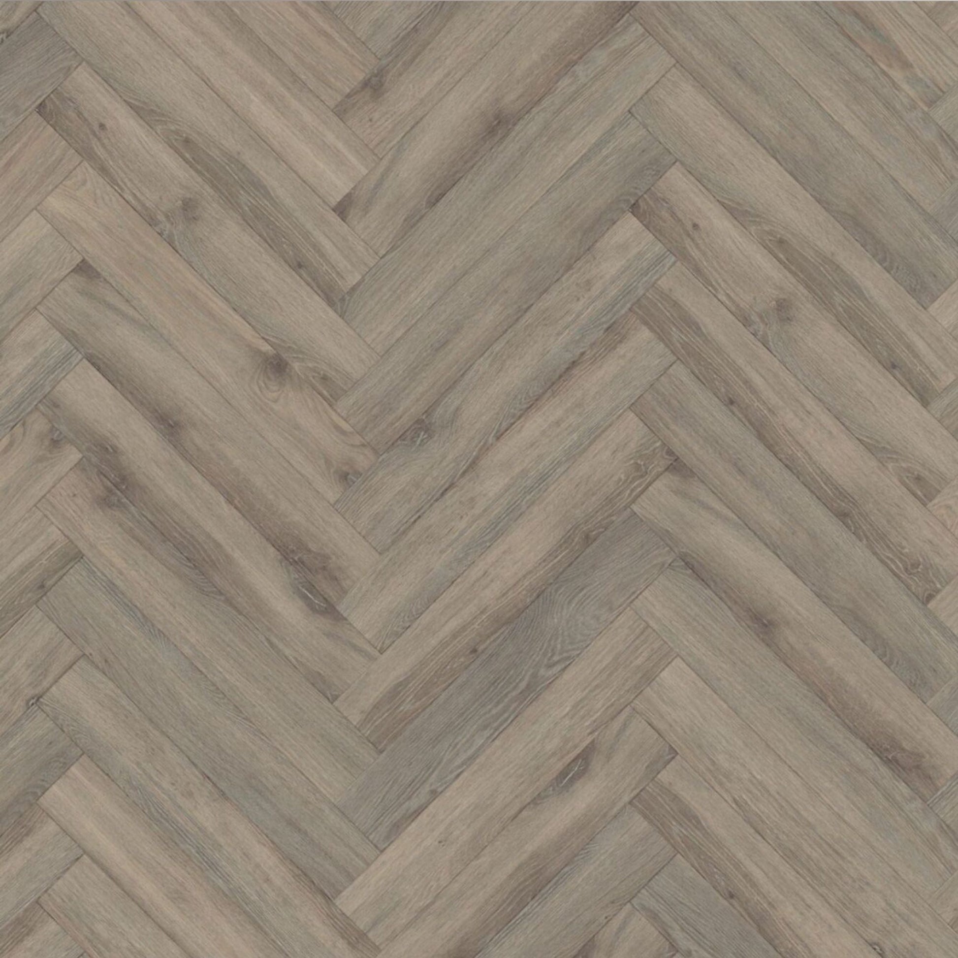 Volcanic Oak Herringbone Lignum Fusion 12mm Laminate Board Image