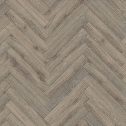 Volcanic Oak Herringbone Lignum Fusion 12mm Laminate Board Image