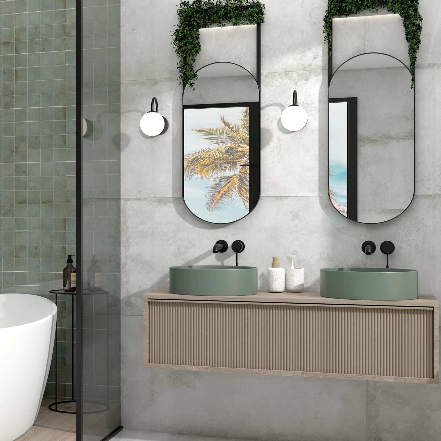 Alloy Pearl Matt 1200x600 Tiles Lifestyle Image