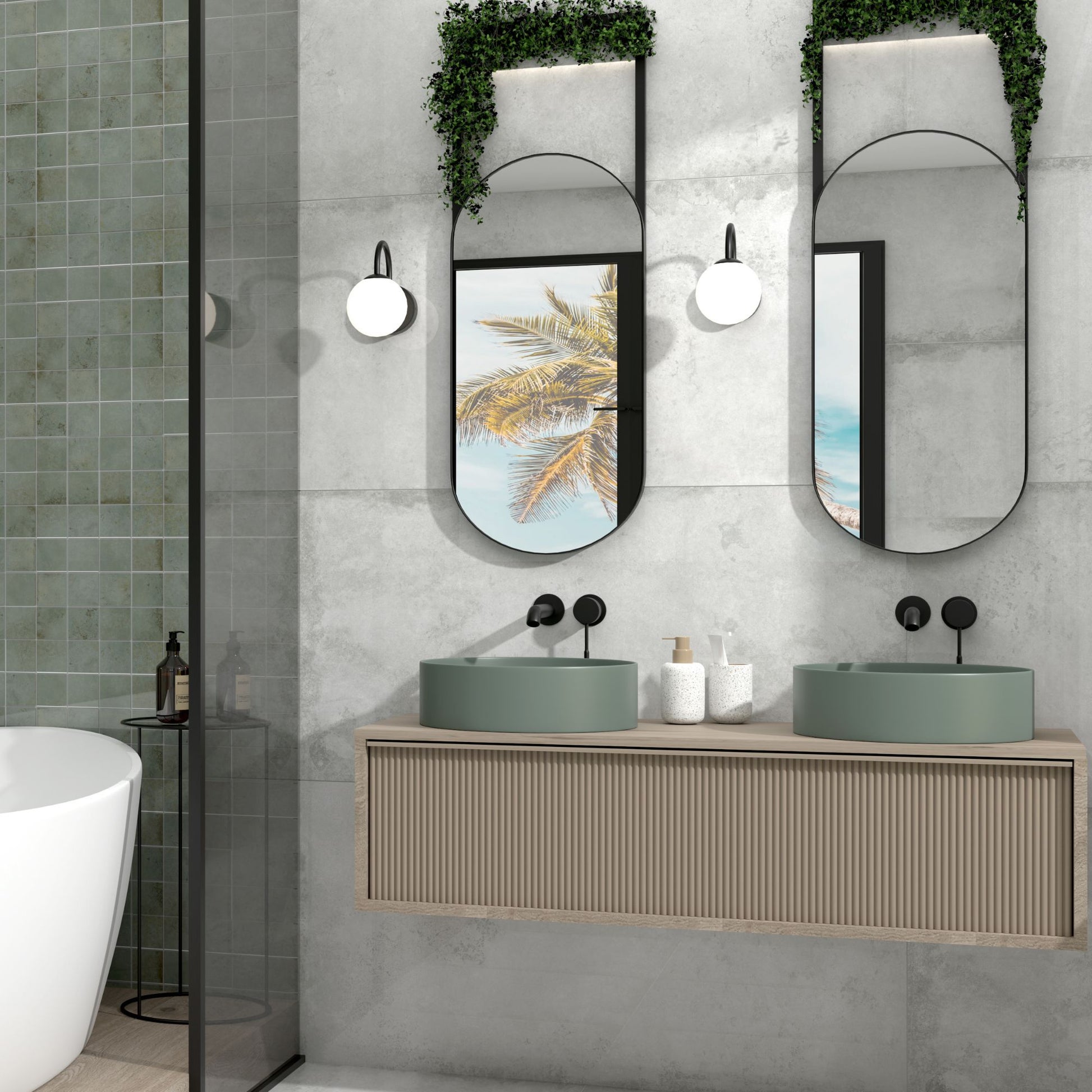 Alloy Pearl Matt 1200x600 Tiles Lifestyle Image