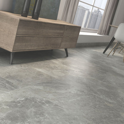 arezzo marengo floor tiles by pamesa tiled in a livingroom