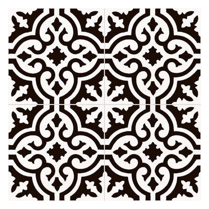 classic negro pattern tile by pamesa