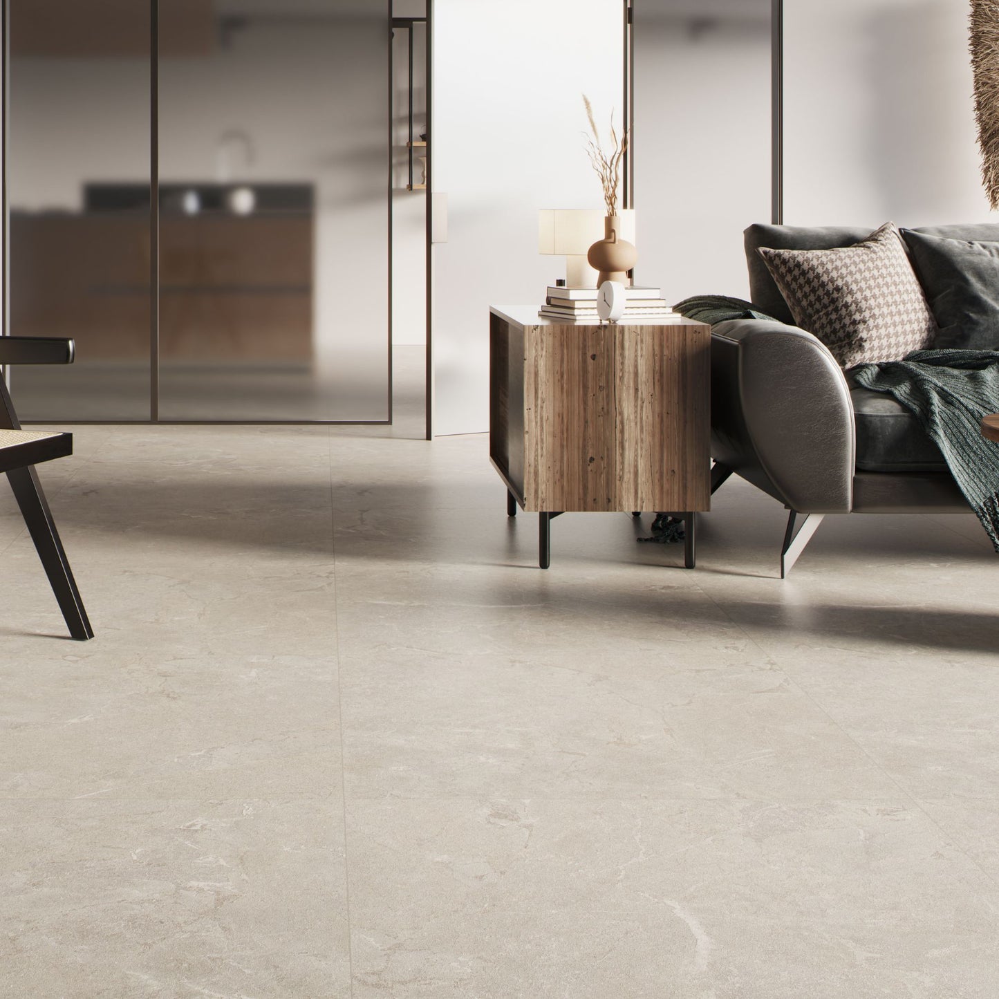 Constanza Desert Matt 1000x1000 Tiles Lifestyle Image