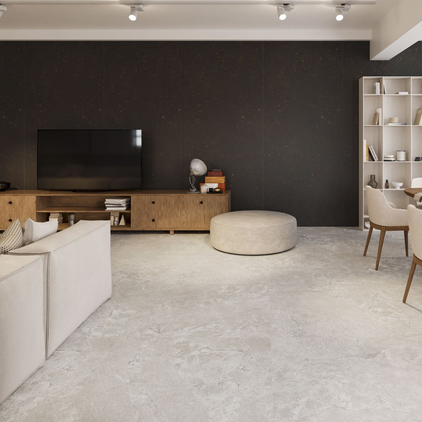 Constanza White Matt 1000x1000 Tiles Lifestyle Image