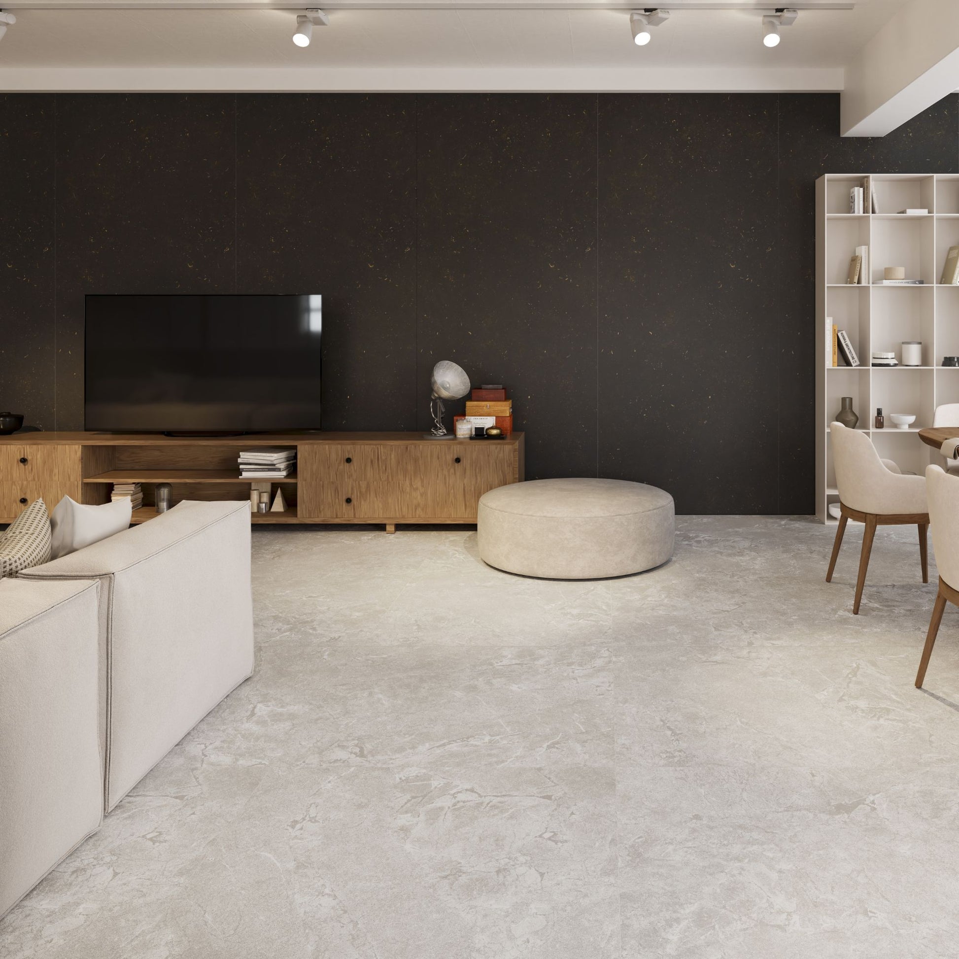 Constanza White Matt 1000x1000 Tiles Lifestyle Image