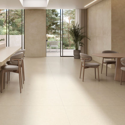 Core Beige Matt 1200x600 Tiles Lifestyle Image