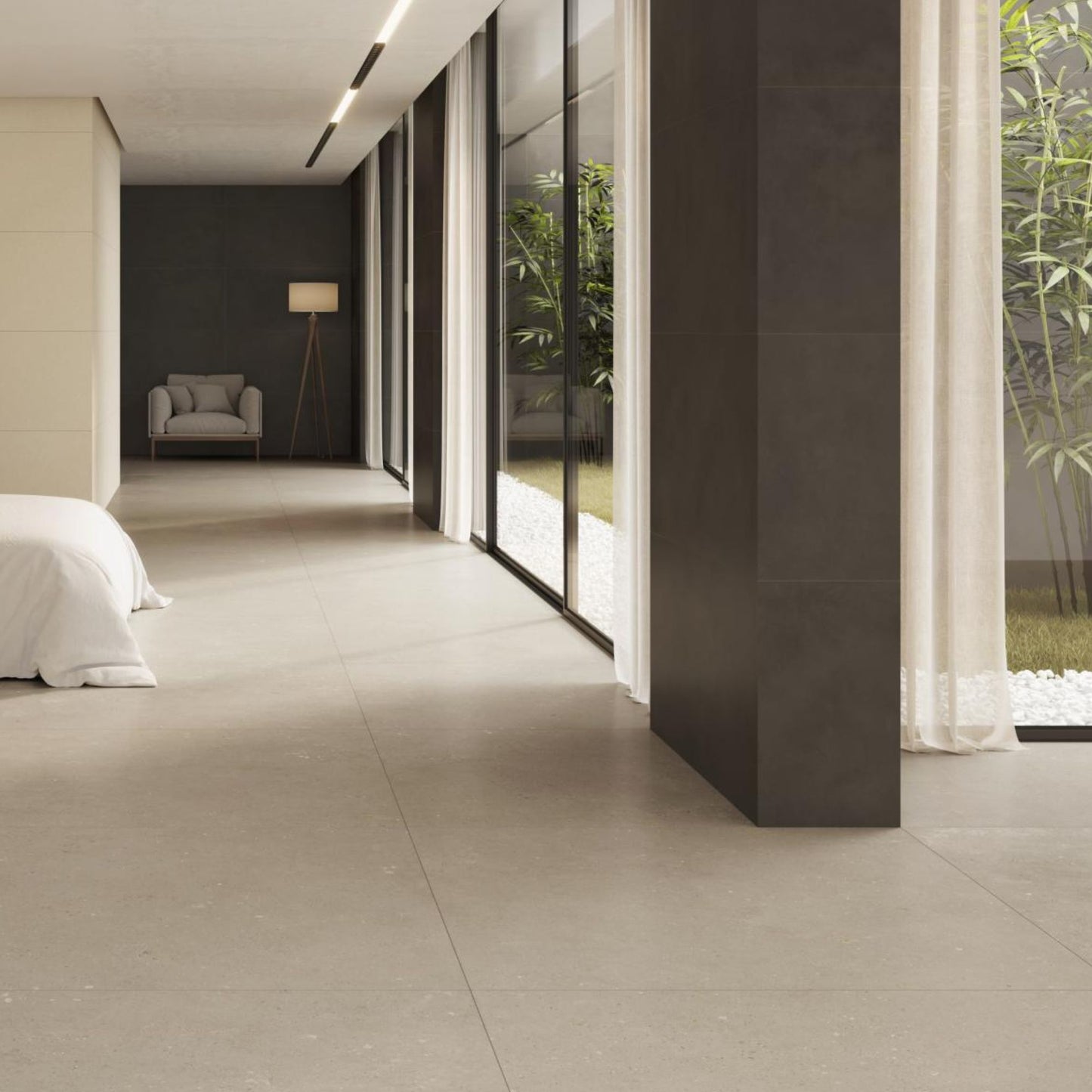 Core Mix Taupe Matt 1200x600 Tiles Lifestyle Image