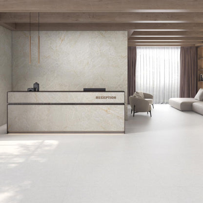 Core Pearl Matt 1200x600 Tiles Lifestyle Image