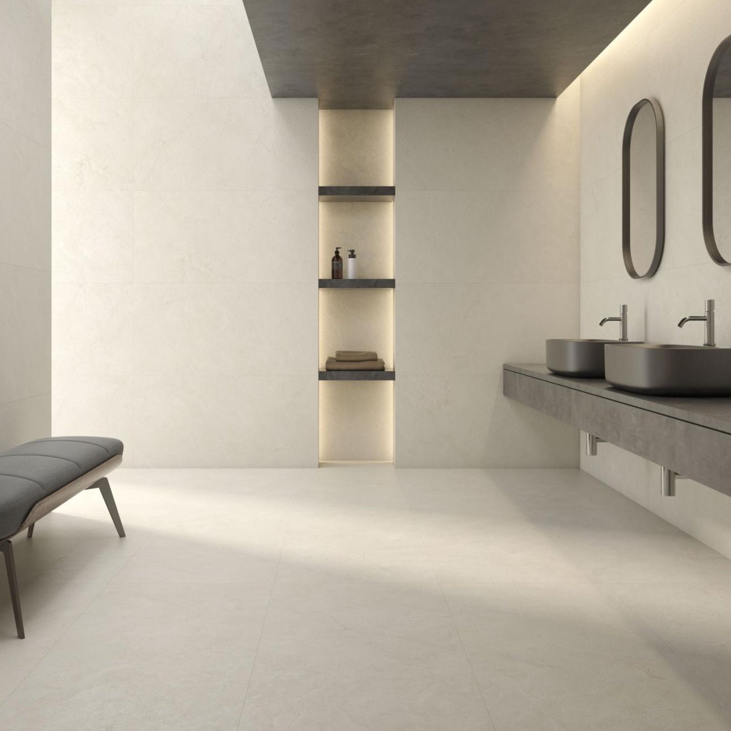 Crema Marfil Matt 1200x600 Tiles Lifestyle Image