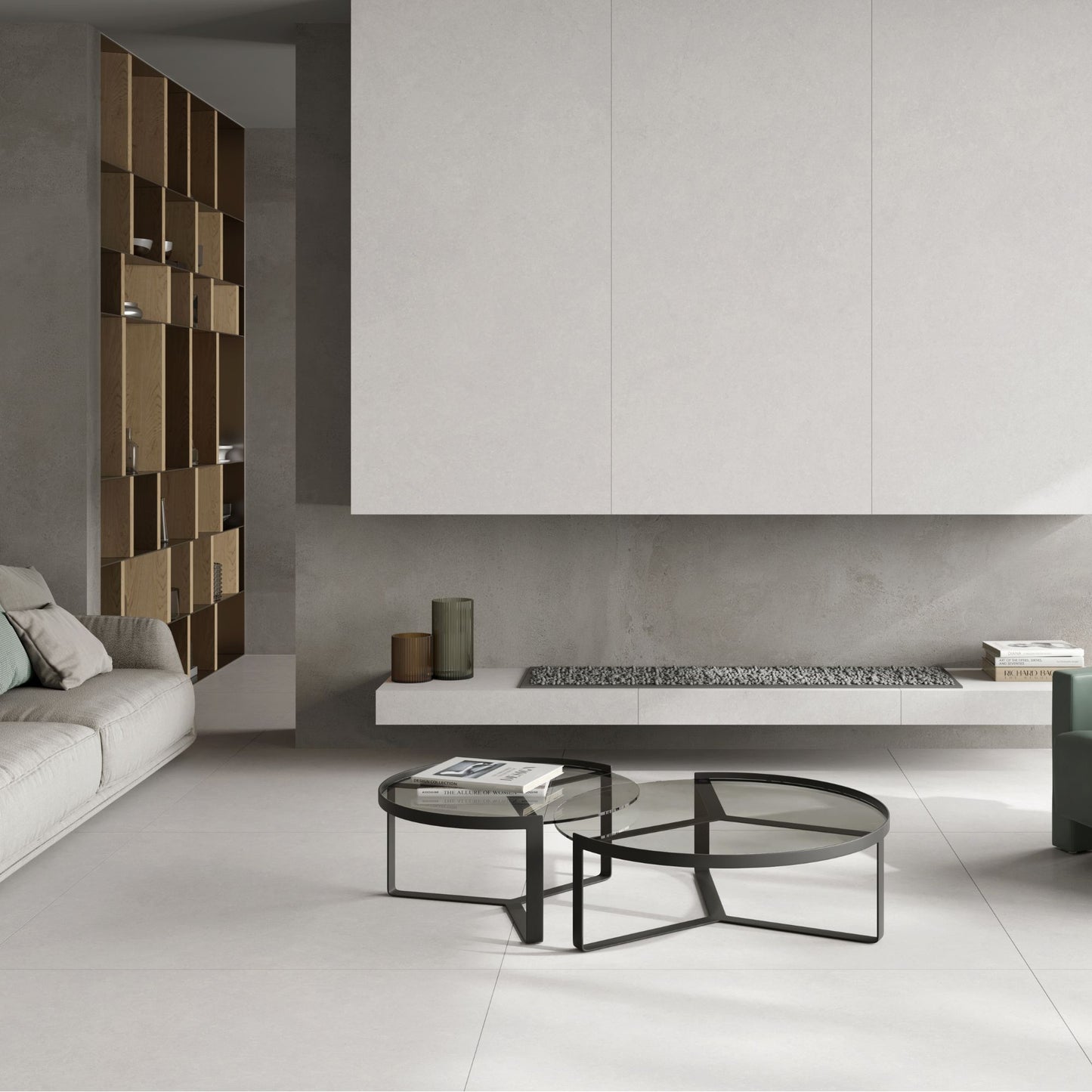 Cromat Blanco Semi Polished 1200x600 Tiles Lifestyle Image