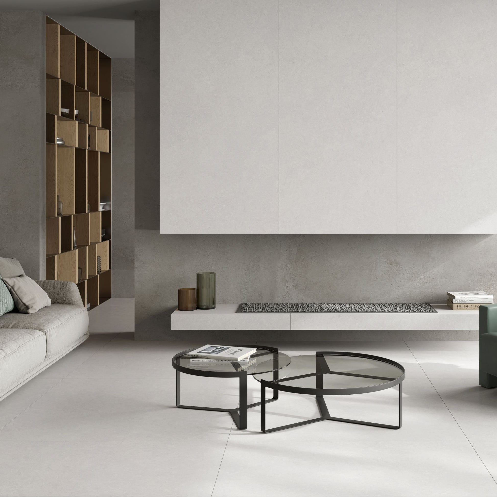 Cromat Blanco Semi Polished 1200x600 Tiles Lifestyle Image