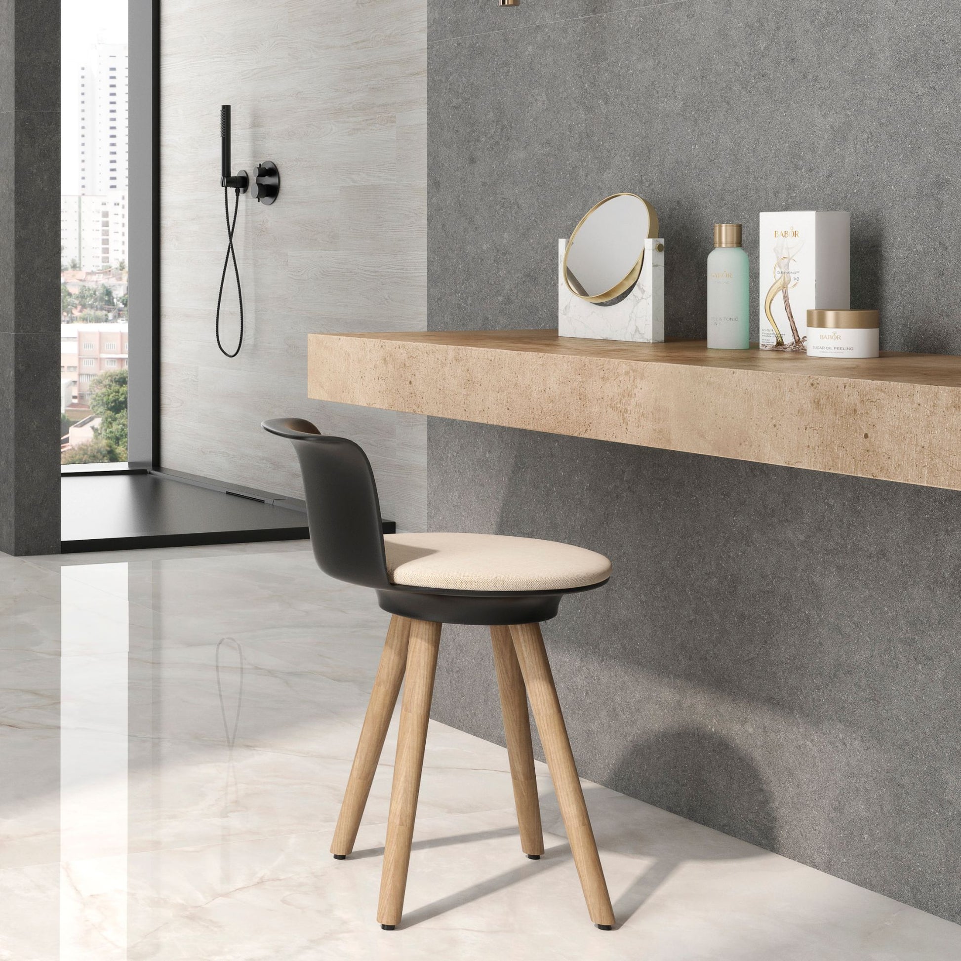 Cromat Marengo Semi Polished 1200x600 Tiles Lifestyle Image
