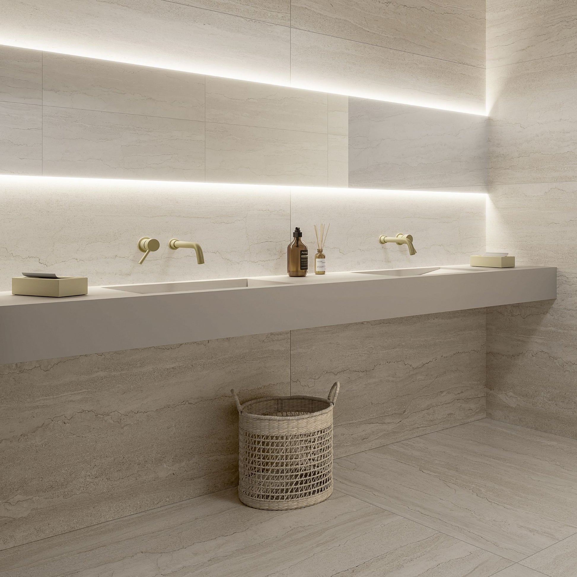 Dorset Blanco Matt 1200x600 Tiles Lifestyle Image