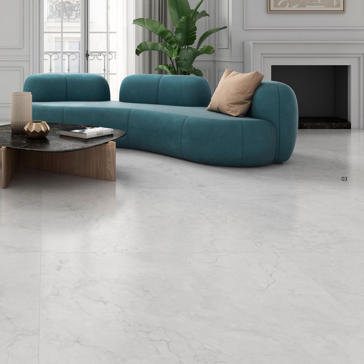 hermes white large format tile by pamesa ceramic