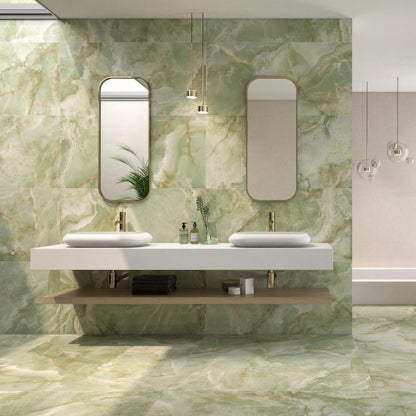 Lux Noor Apple Polished 1200x600 Tiles Lifestyle Image