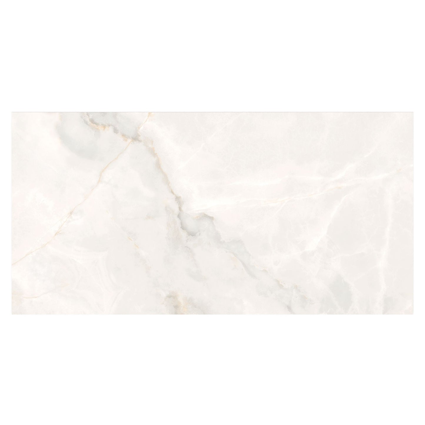 Lux Noor White Polished 1200x600 Tiles Image