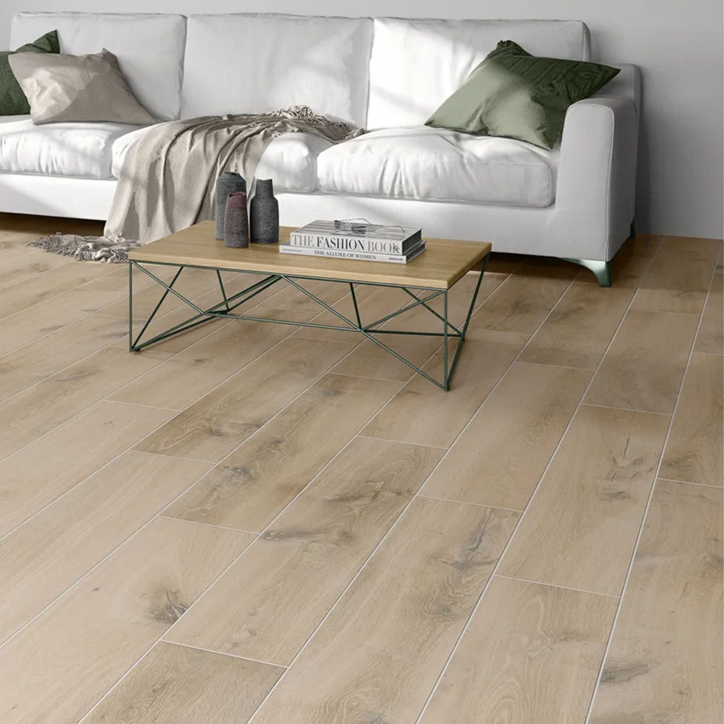 matter natural oak wood effect porcelain tile