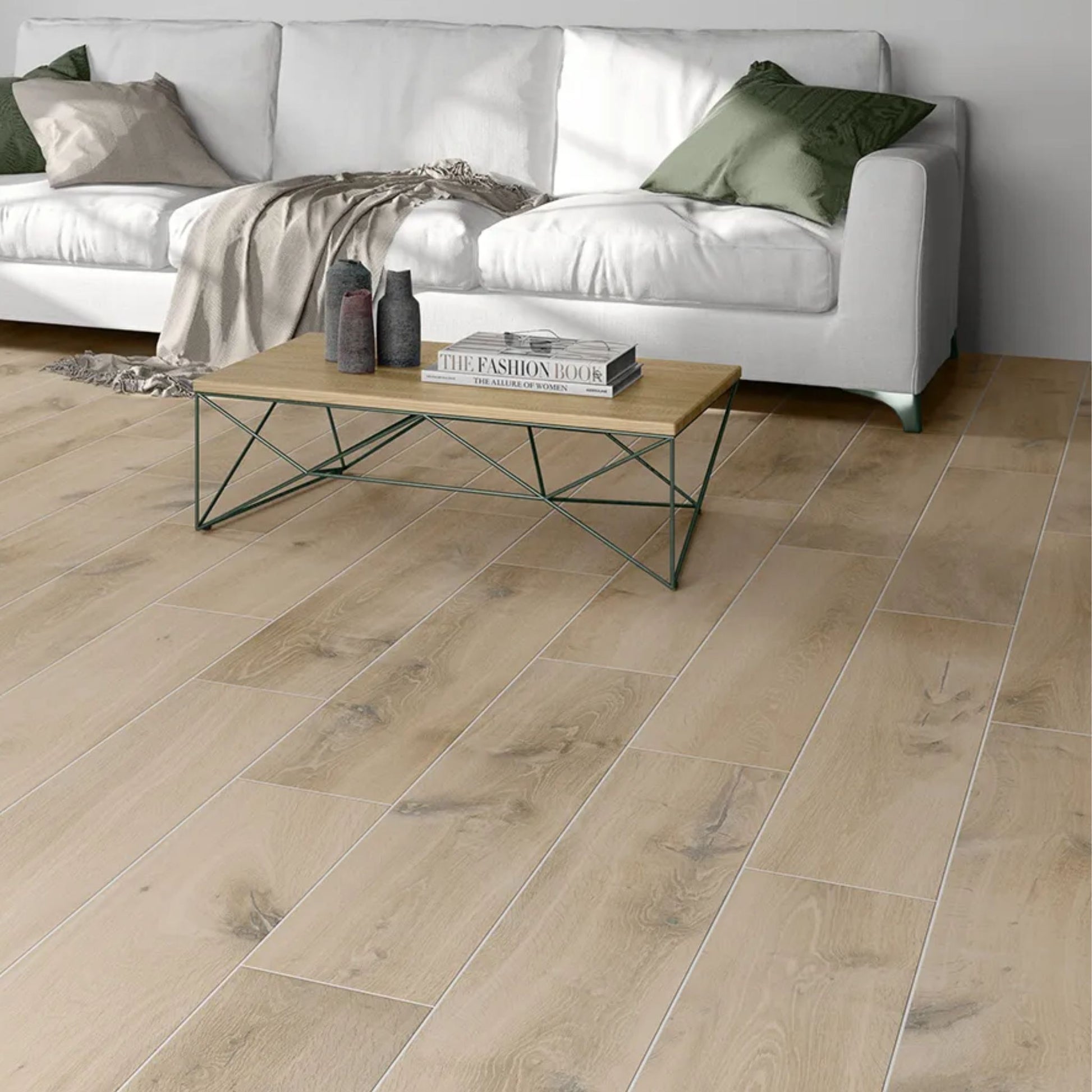 matter natural oak wood effect porcelain tile