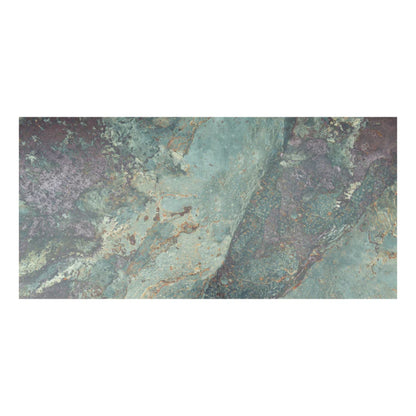 metallic blue large format porcelain tile